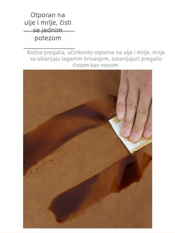 Debeli kožni fartuh za kuhinju, otporan na ulje i vodu, izdržljiv za prodavače mesa i ribe