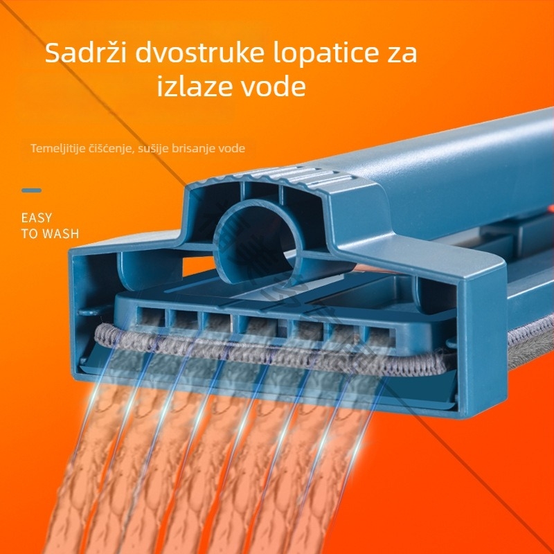 Formus 42 cm plošni mop, mokro i suho čišćenje, apsorbirajući za kućnu upotrebu