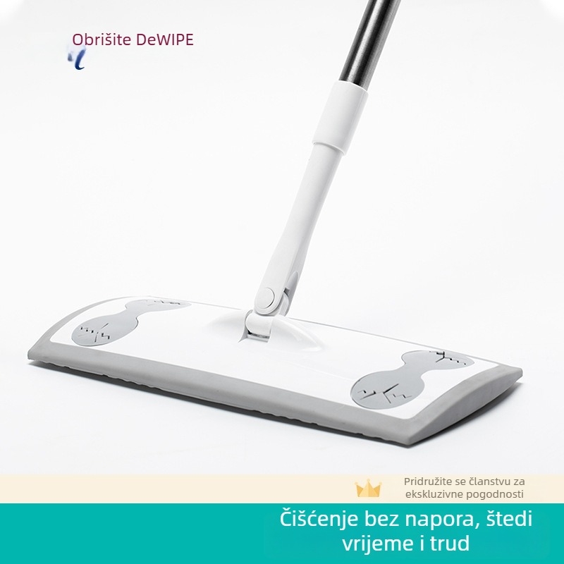 Pločasti mop za kućnu upotrebu u dnevnom boravku i spavaćoj sobi, jednokratni mop bez pranja rukama
