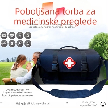 Prilagodljivi liječnički prijenosni kovčeg za odrasle – velik kapacitet