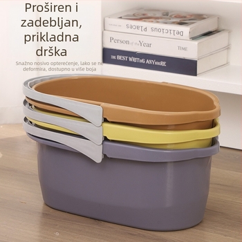 Prilagođena kanta za mop sa širokim otvorom, pravokutna plastična kanta za cijeđenje, za spužasti mop