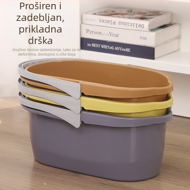 Prilagođena kanta za mop sa širokim otvorom, pravokutna plastična kanta za cijeđenje, za spužasti mop