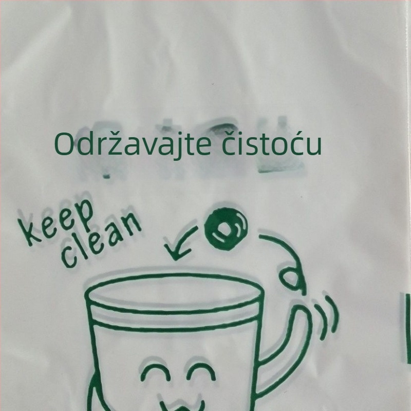 Samolijepljiva vrećica za otpad za studentski auto, može se pričvrstiti na auto ili stol, bijela
