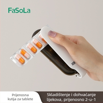 FaSoLa mini kutija za tablete – zaštita od svjetla, hermetički zatvorena i otporna na vlagu