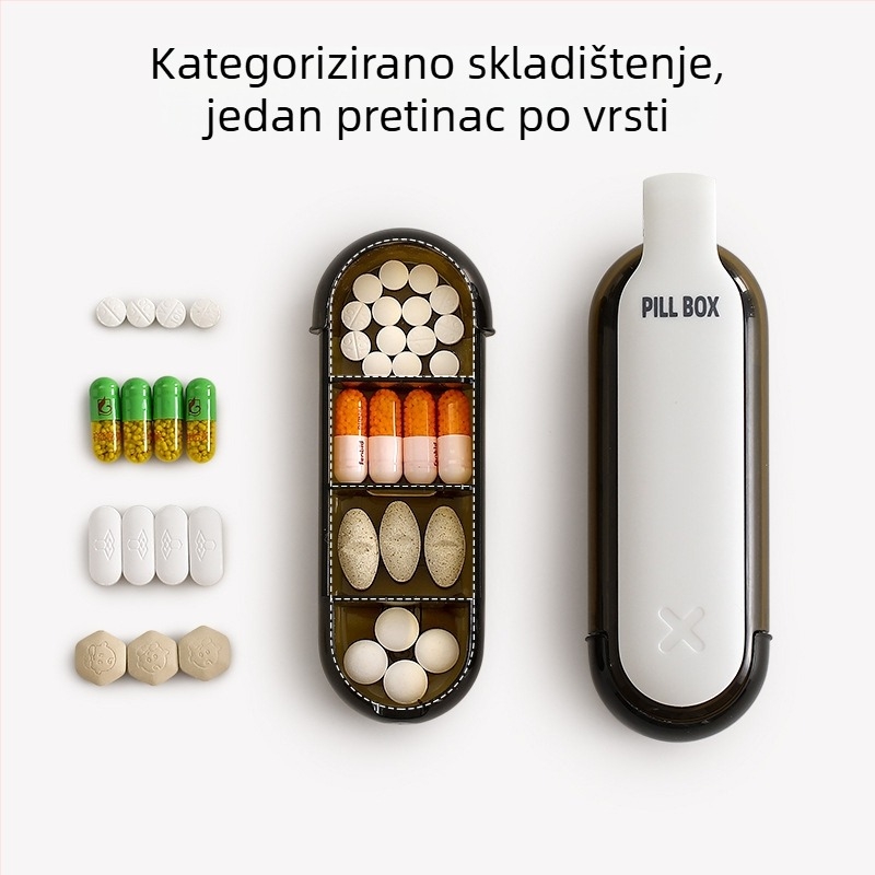 FaSoLa mini kutija za tablete – zaštita od svjetla, hermetički zatvorena i otporna na vlagu