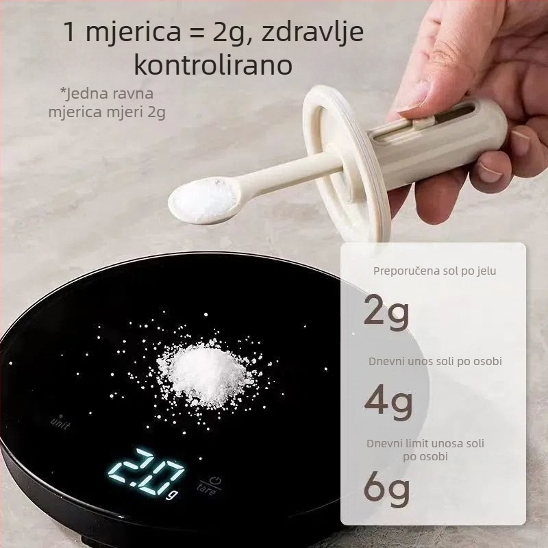 Kuhinjski plastični set posuda za začine sa solnim posudom i izvučnim spremnicima
