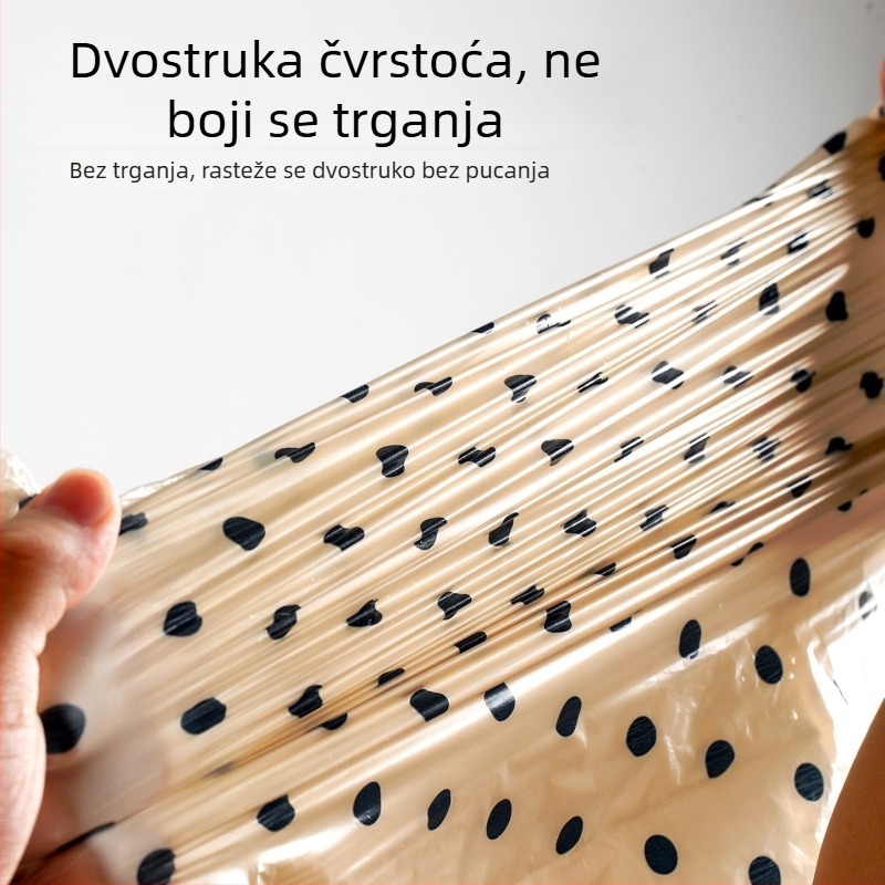 Vreće za smeće sa šnurlom, za kućnu upotrebu, jednokratne, s mirisom i otiskom za kupaonicu i kuhinju, debele vreće za čišćenje