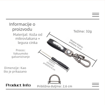 Metalni ključni lančić s logom automobila, kreativni privjesak za ključeve, veleprodaja