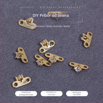 DIY biseri nakit: S925 srebro, dvostruki niz perla, narukvica i ogrlica s kopčom