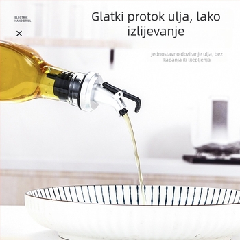Set staklenih posuda za ulje u kuhinji, japanskog stila bočice za sojin sos i ocat u poklon kutiji