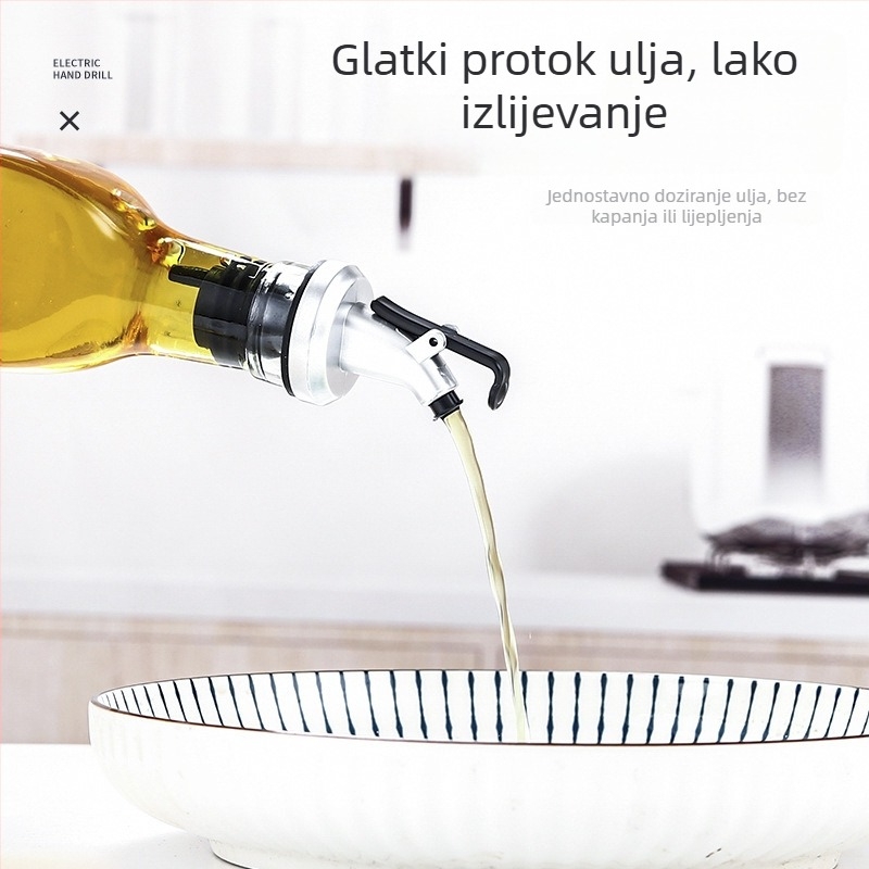 Set staklenih posuda za ulje u kuhinji, japanskog stila bočice za sojin sos i ocat u poklon kutiji