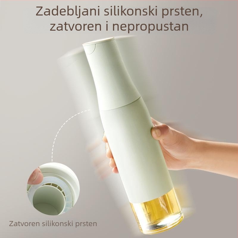 Staklena boca za kuhinjsko ulje s automatskim otvaranjem i zatvaranjem, gravitacijski dozator začina, posuda za sojin umak bez prolijevanja