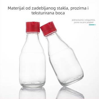 150 ml staklena boca za sezamovo ulje, prozirna kuhinjska boca s čepom za zatvaranje, pogodna za sezamovo ulje, ulje od orašastih plodova i sojin umak