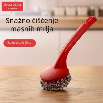 Nerđajuća čelična lopta za čišćenje posuđa – kuhinjska čistilna lopta za lonce i tave bez ogrebotina