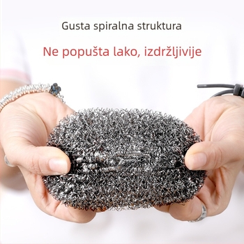Nerđajuća čelična lopta za čišćenje posuđa – kuhinjska čistilna lopta za lonce i tave bez ogrebotina