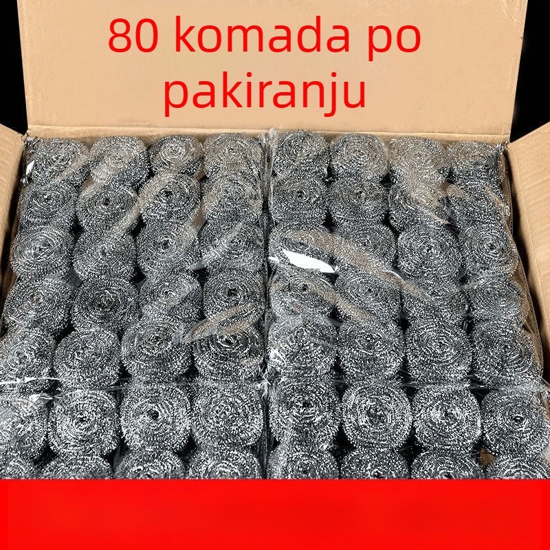 Velika čelična kugla za čišćenje s držačkom za pranje posuđa