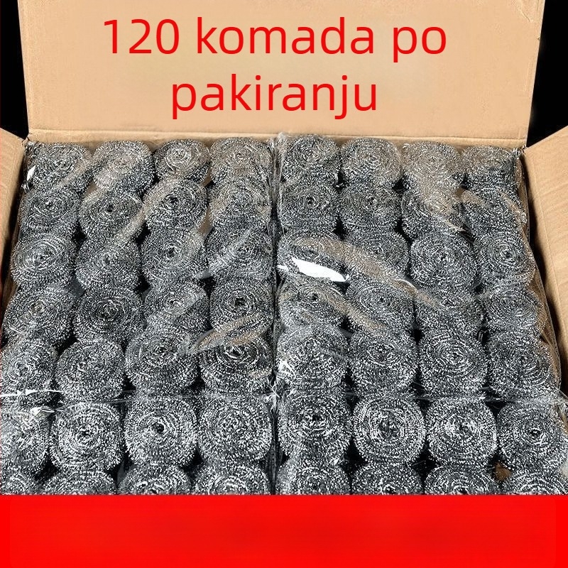 Velika čelična kugla za čišćenje s držačkom za pranje posuđa