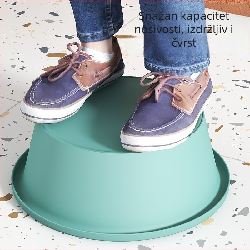 Deblja plastična zdjela za kućnu upotrebu, s mat površinom, protuklizna, za pranje rublja i povrća.