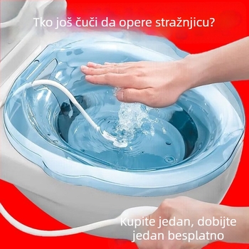 Sklopiva Sitz kada za trudnice i žene nakon poroda, kompaktna posuda za njegu intimnih područja za kućnu upotrebu