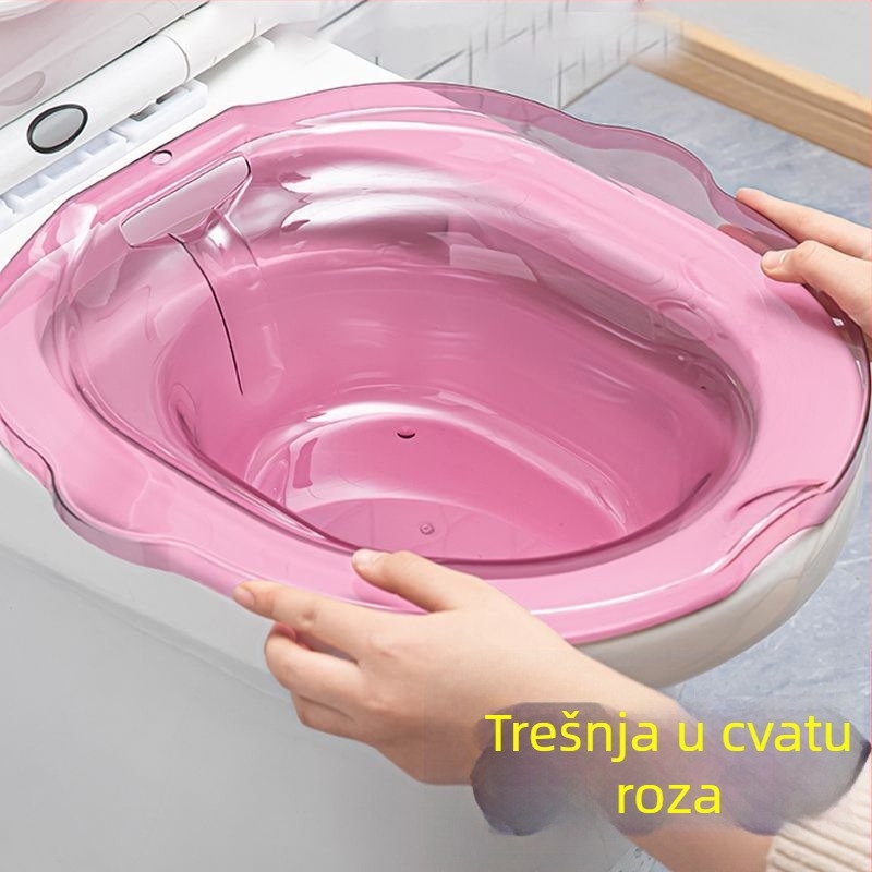 Sklopiva Sitz kada za trudnice i žene nakon poroda, kompaktna posuda za njegu intimnih područja za kućnu upotrebu