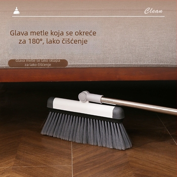 Sklopivi kućni set metle i lopatice za prašinu