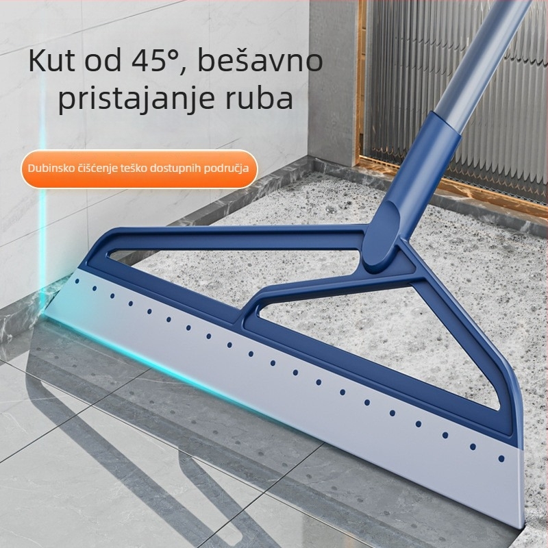 Visoko tehnološka magična metla za čišćenje s glavom koja ne lijepi kosu, mekani gumeni mop za kupaonu i dom