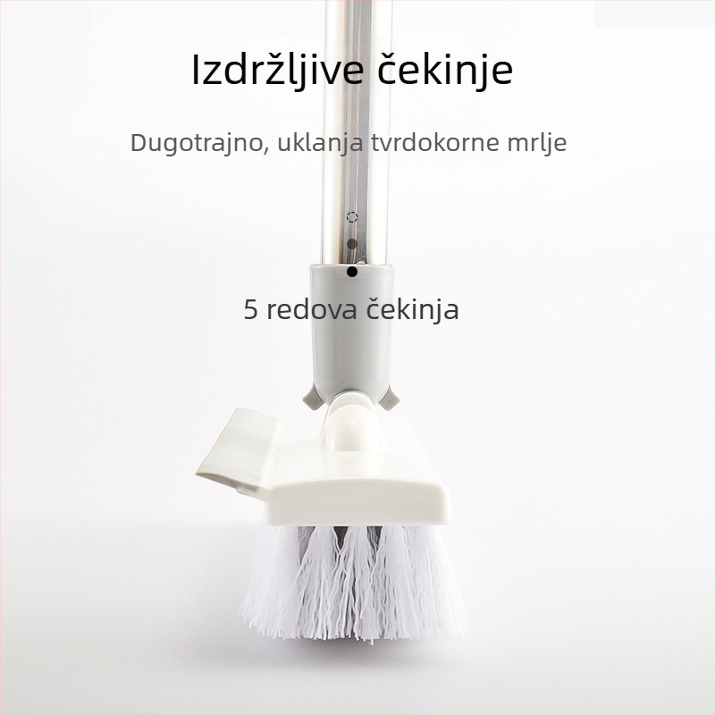  Četka za pod s dugim držalom i tvrdim vlaknima, za čišćenje kupaonice, WC-a i fuge