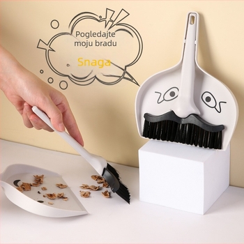 Set mini metle i lopaticu za prašinu za stol i tipkovnicu