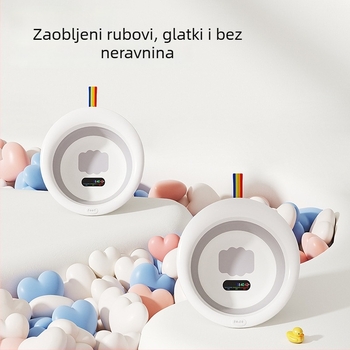 Sklopiva dječja kada, prijenosna plastična kada s višebojnim senzorom temperature za djecu
