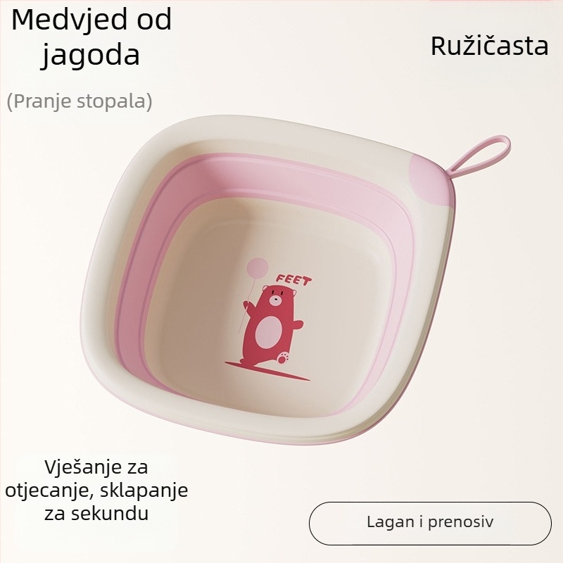 Sklopiva dječja posuda za pranje lica, prenosni plastični bazen za novorođenčad
