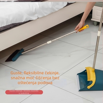 Set metle i lopatice za prašinu s mekanim vlaknima, otporan na lijepljenje dlaka