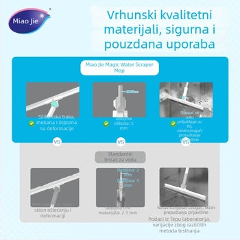 Miaojie Silikon Floor Scraper i brisač za kupaonicu