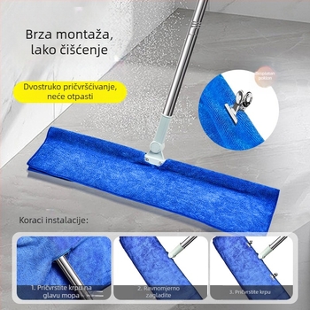 Krpa za mop s otvorima za čišćenje, debeli mikrovlakneni ručnik za kućnu upotrebu