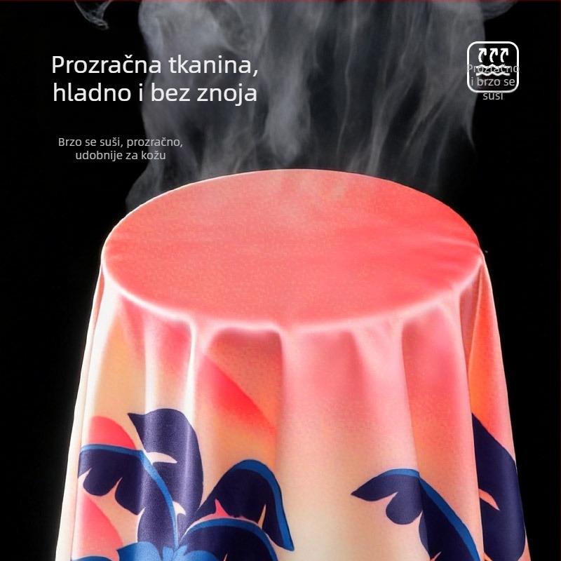 Muške brzosušeće kupaće šorceve srednje duljine, s otiskom, poliester