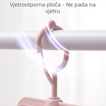 Kućni sušilo za odjeću s oblikom cvijeta šljive, otporno na vjetar, plastične klipse, držač za dječje čarape, višenamjensko sušilo za donje rublje