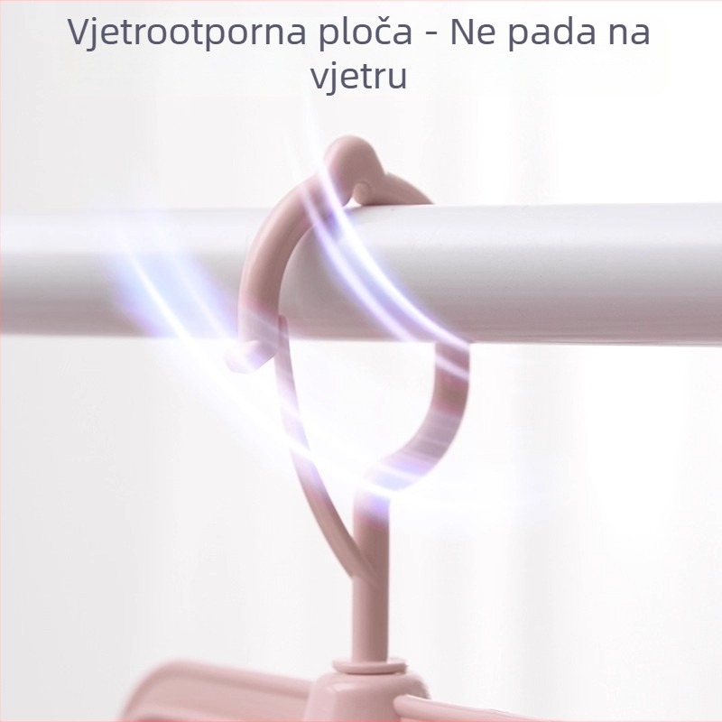 Kućni sušilo za odjeću s oblikom cvijeta šljive, otporno na vjetar, plastične klipse, držač za dječje čarape, višenamjensko sušilo za donje rublje