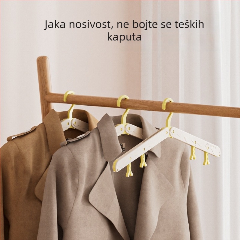 Sklopivi prijenosni stalak za sušenje odjeće, za putovanja i boravak na otvorenom, kompaktan za studentske sobe i najam