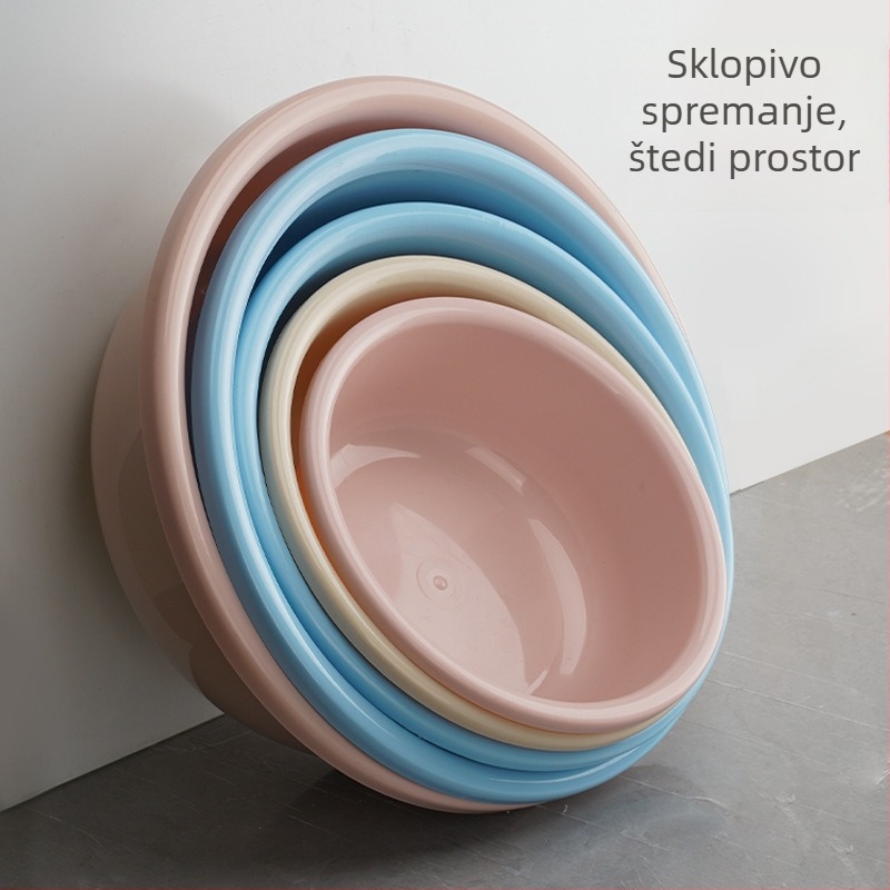 Debelo plastično korito za pranje, veliko višestruko korito za pranje rublja, pranje povrća, kupanje stopala i kupanje