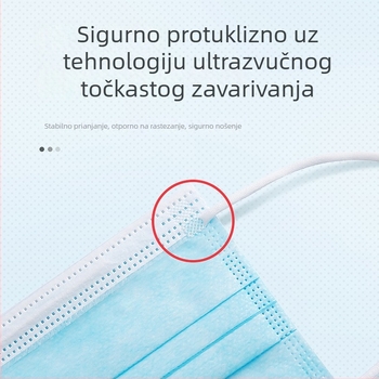 Corfu medicinske kvalitete jednokratna sterilizirana kirurška maska, pojedinačno pakirana