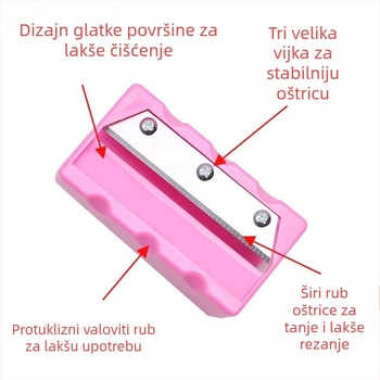 Višestruki rezač za krastavce i kozmetički alat – nehrđajući čelik, tanki kriške krastavca za pripremu maski za lice