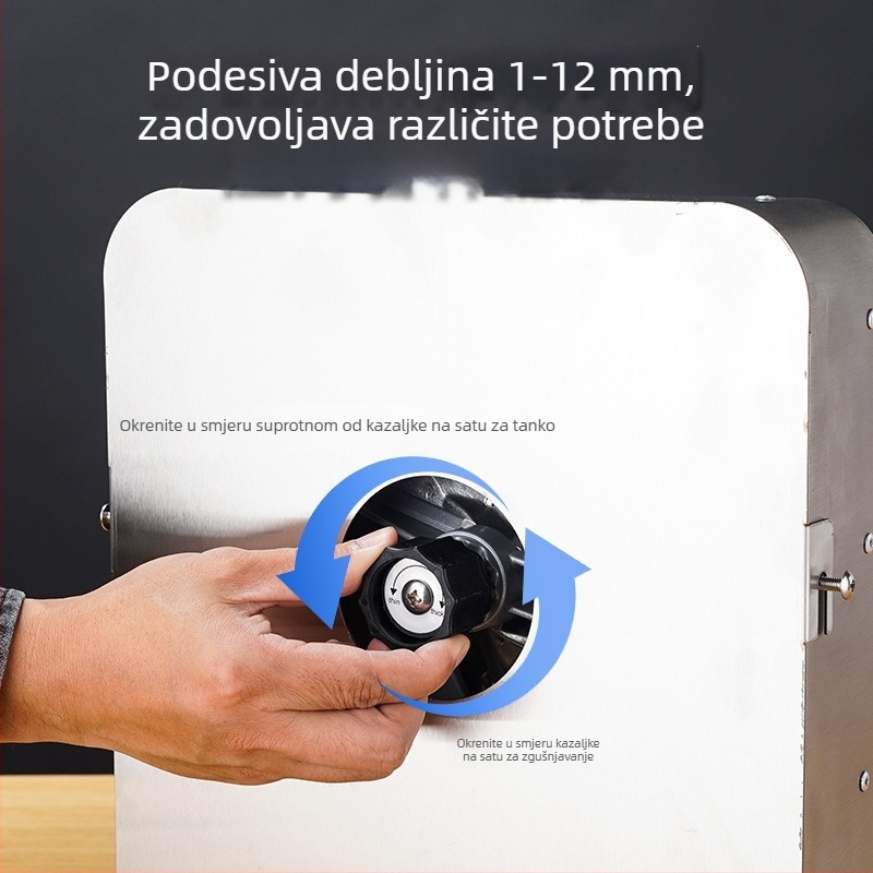 Višenamjenski rezač za voće i povrće od nehrđajućeg čelika, električni i ručni, za limun, krumpire i ostalo povrće.