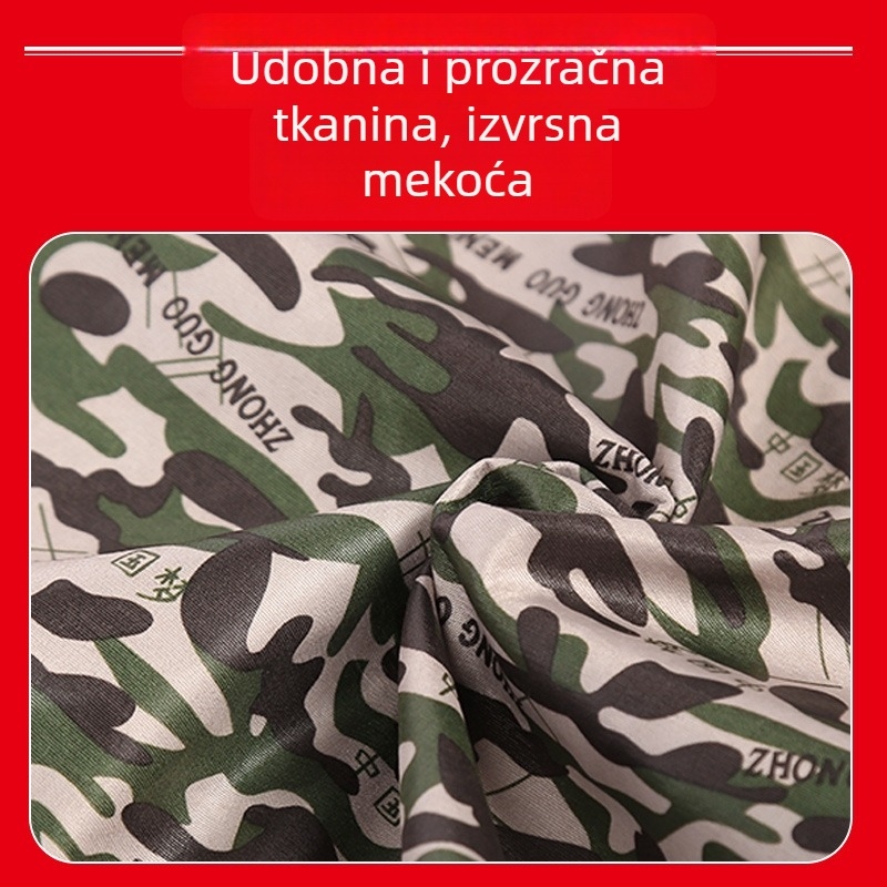 Kamuflažni vodootporni dugi smock s velurom podstavom, unisex radno odijelo s otiskom