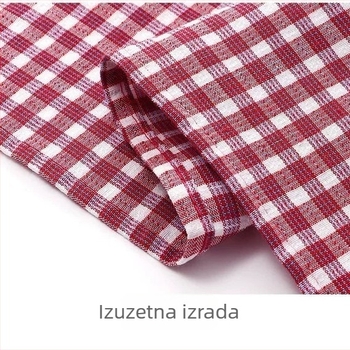 Platnena pregača s višestrukim džepovima, u križnom stilu, za bariste i vrtlarstvo