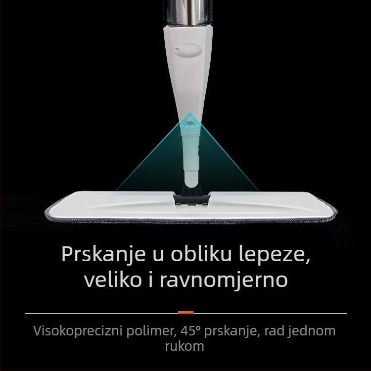 Mop sa sprejem za mokro i suho čišćenje, 3-u-1 kućni mop, jednostavan za korištenje