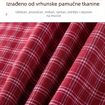 Proširena i debela pamučna pregača za dom, kuhinju i tvornicu; zaštita od prljavštine, prozračna, unisex.