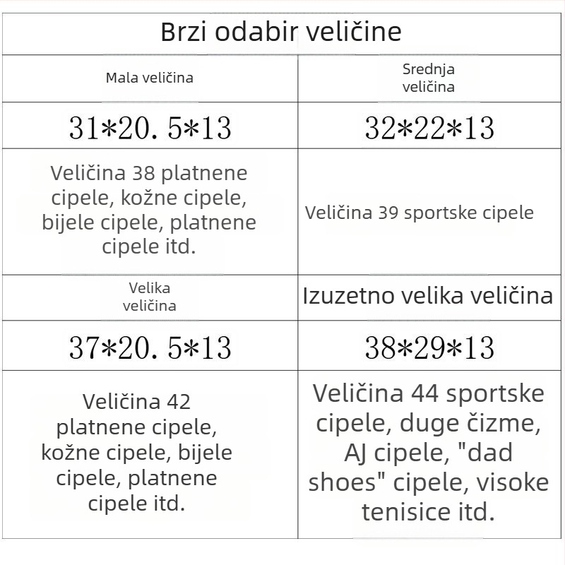 Prozirna akrilna kutija za cipele, kutija za pohranu obuće, štednja prostora, pogodno za automobil