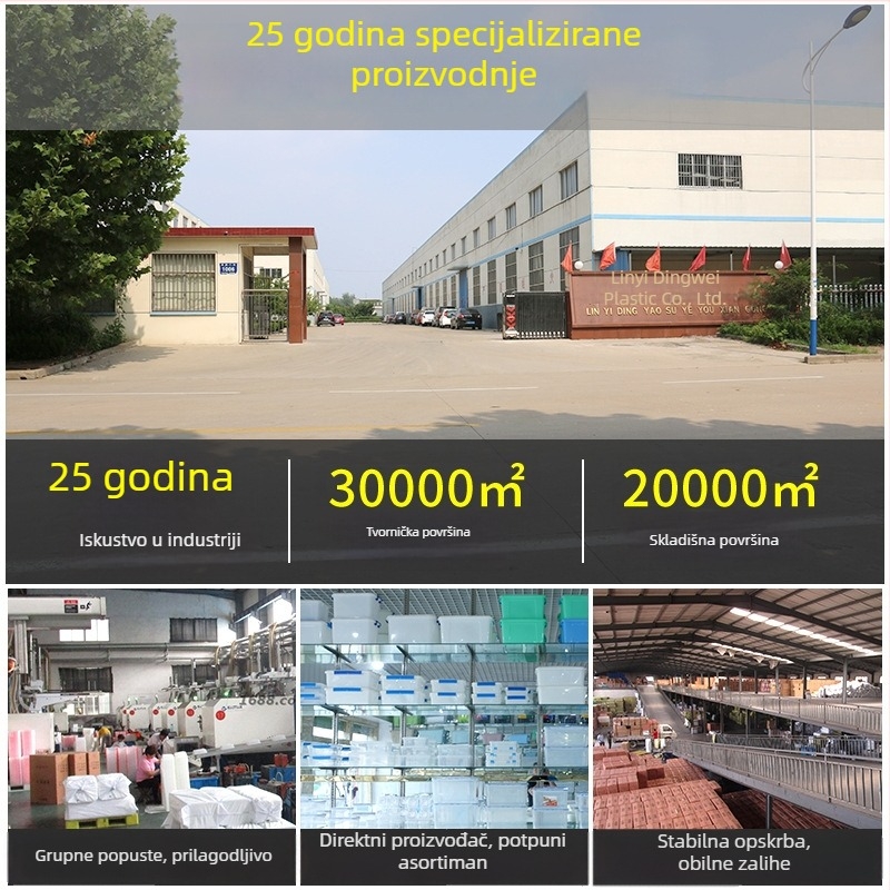 Prozirna bijela kutija za hranu, pravokutna, s poklopcem, za frižider