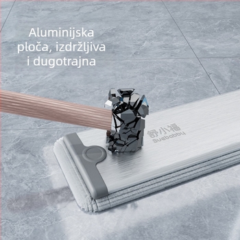 2025 Pločni mop s proširenom velikom površinom za čišćenje, lagani kućni mop za upijanje vode, čišćenje jednim potezom
