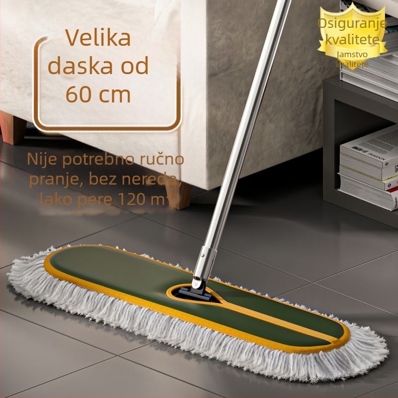 Plošni mop 2025 novi model, velike veličine, suho i mokro čišćenje, za kućnu i komercijalnu uporabu