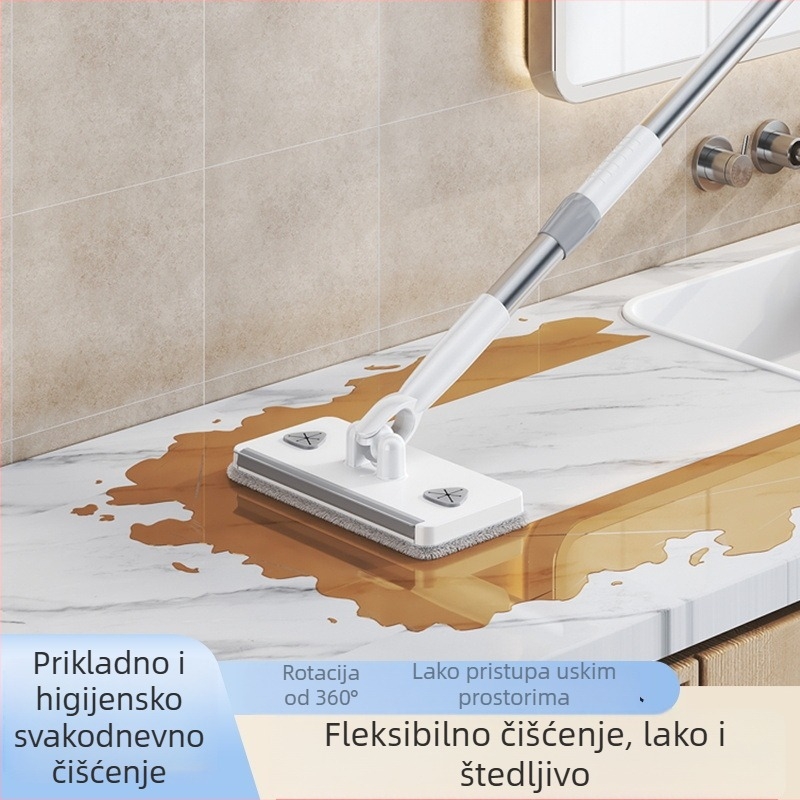 2025 novi plosnati mop s automatskim čišćenjem bez dodira za zidove i podove kupaonice